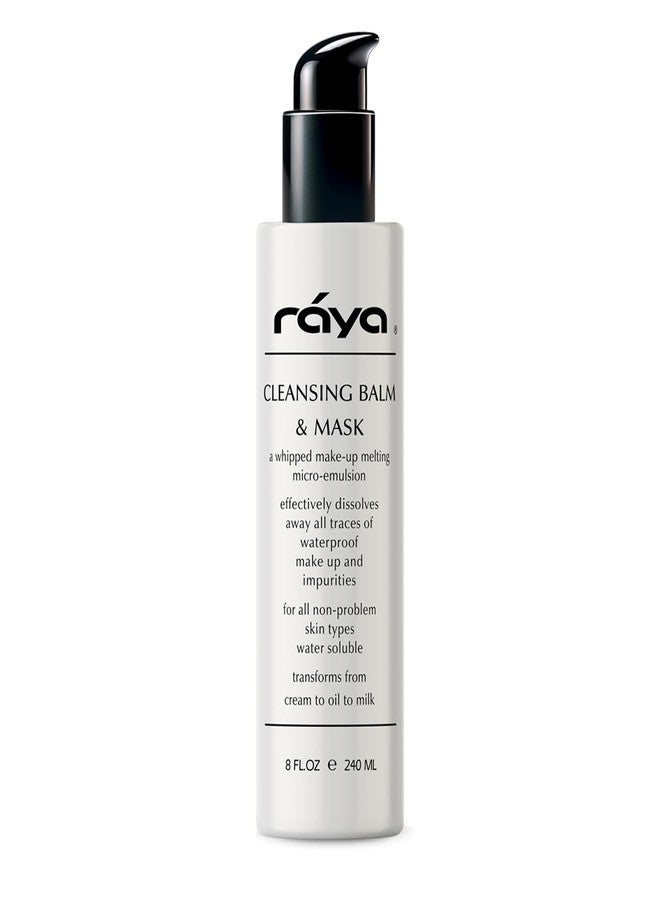 Raya Facial Cleansing Balm and Mask (155) | Natural, Water-Soluble, Fluid Cleanser and Water-Proof Make-Up Remover for Combination and Dry Skin | Can Be Used as a Gentle Cleansing Mask - Image 1
